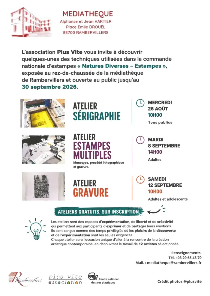Atelier sérigraphie